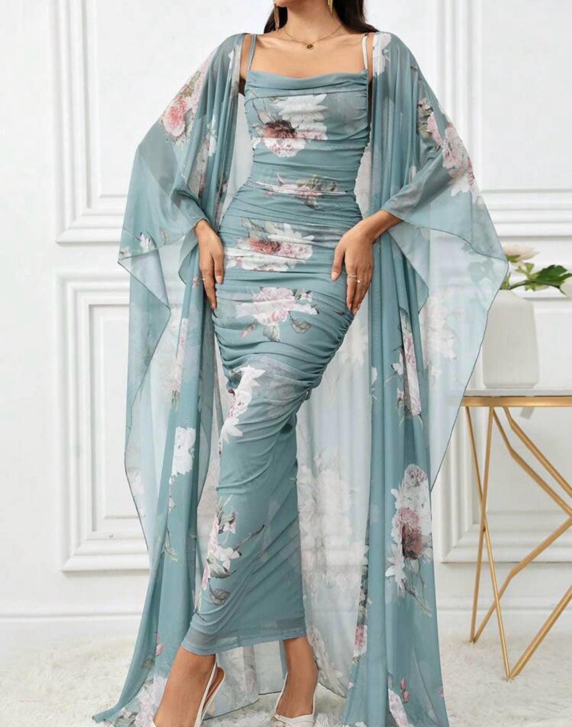 Robe deux pièces avec kimono